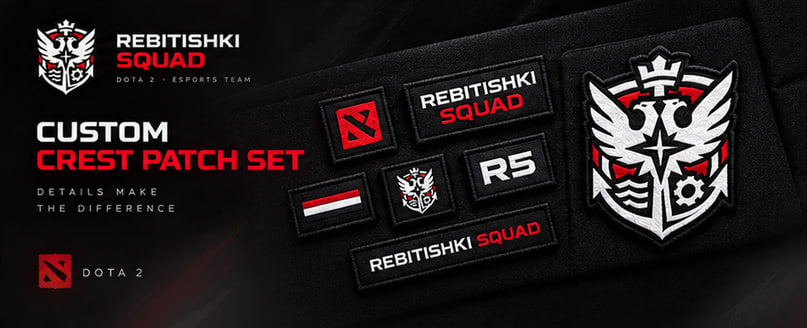Custom Crest Patch Set